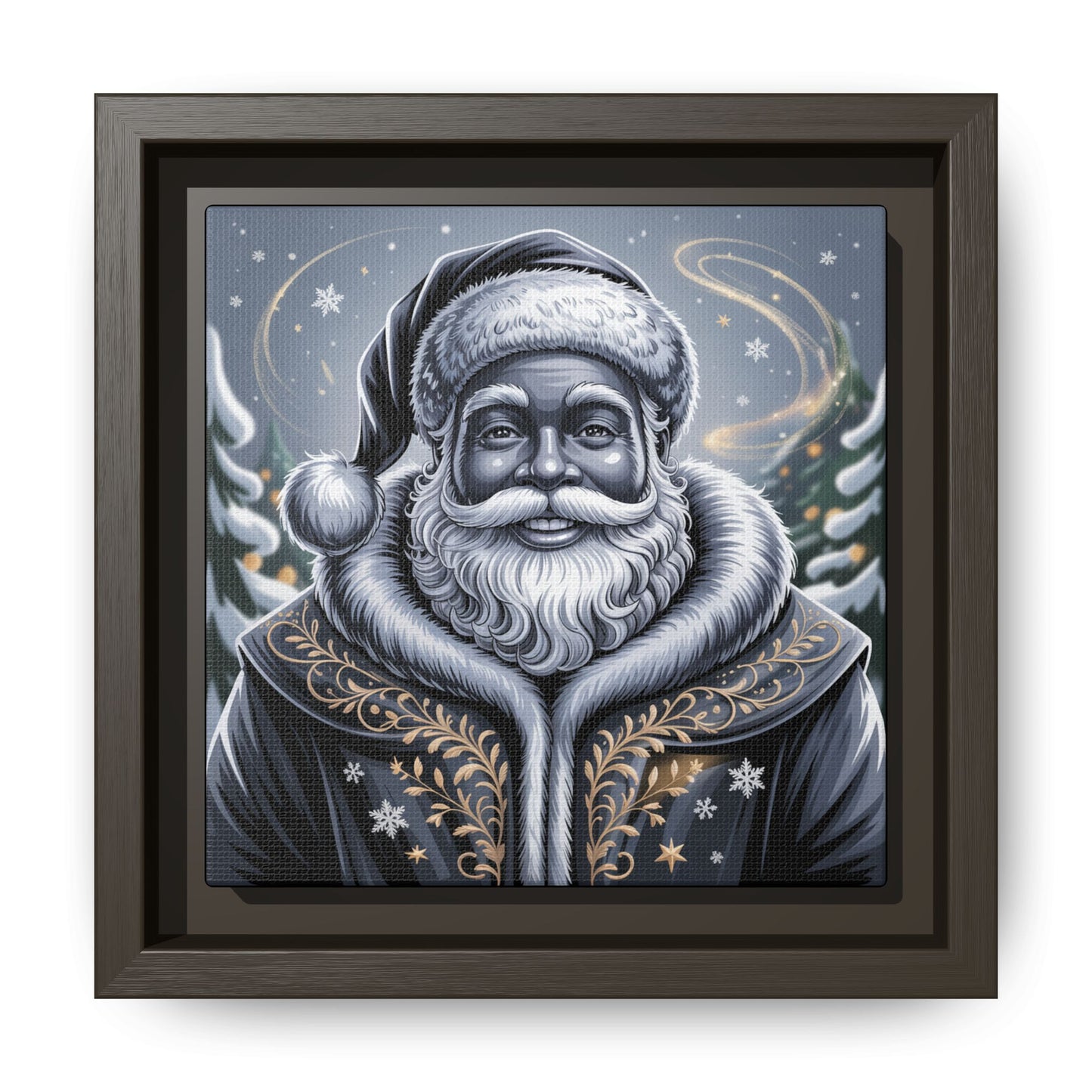 Blanta Canvas Art Print-Black Frame