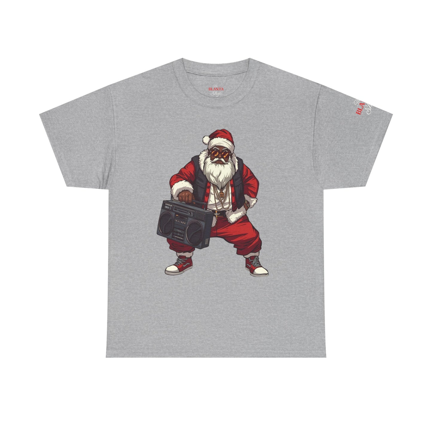 "Blanta" Hip Hop Santa with Boombox T-Shirt