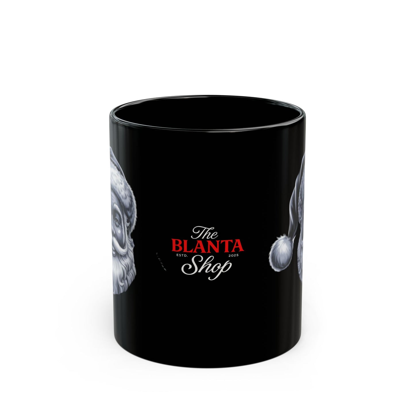Santa Black Mug (11oz, 15oz)