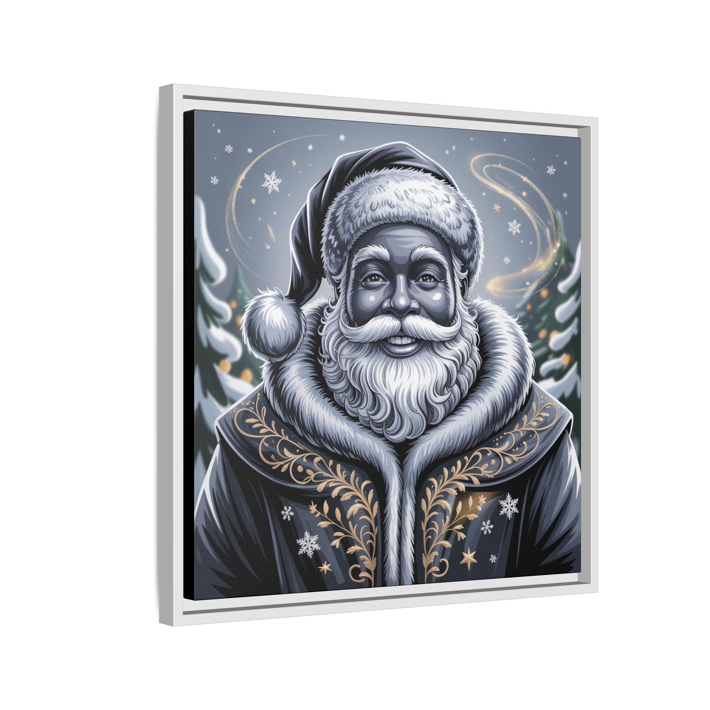 Blanta Canvas Art Print-Black Frame