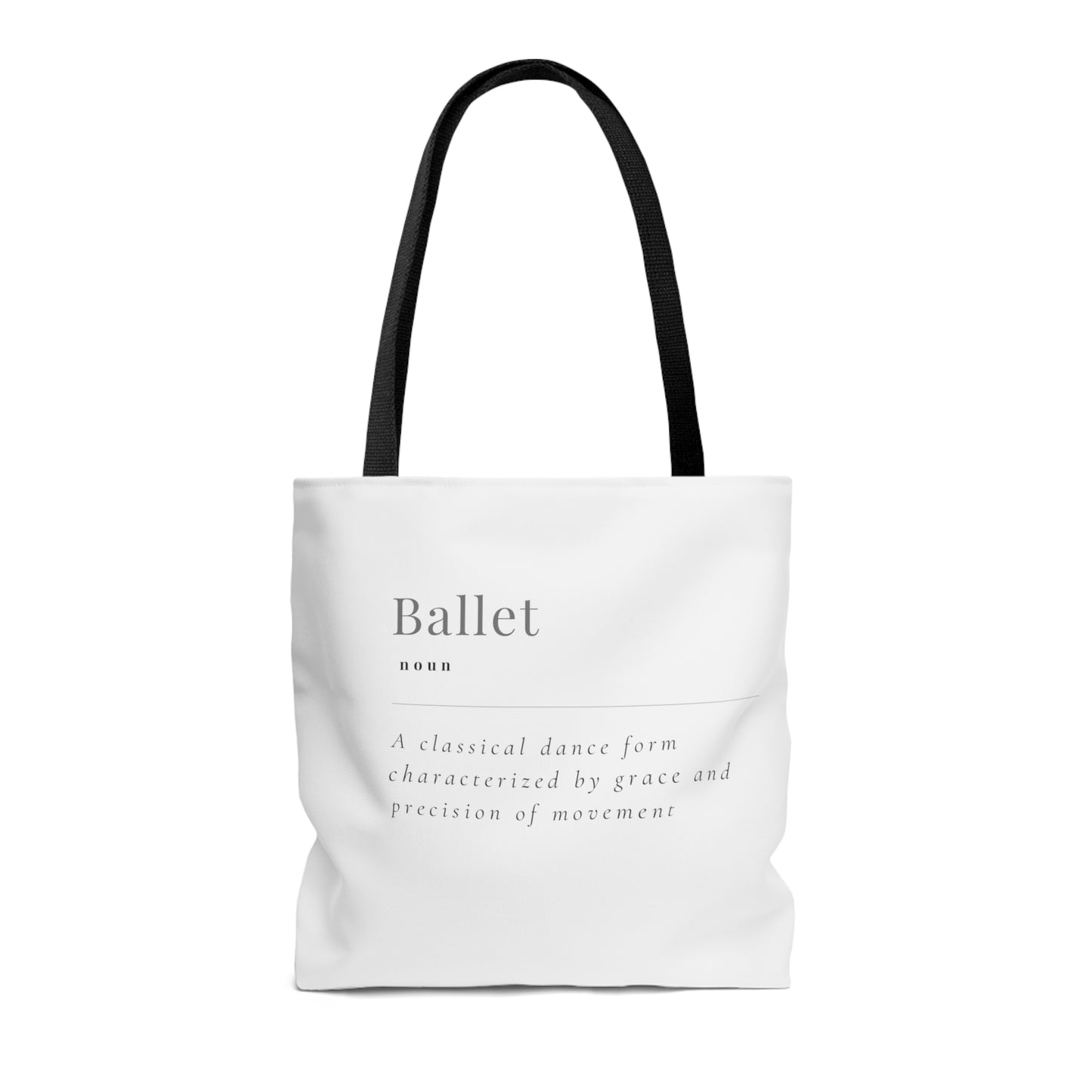 Ballet Definition Tote Bag