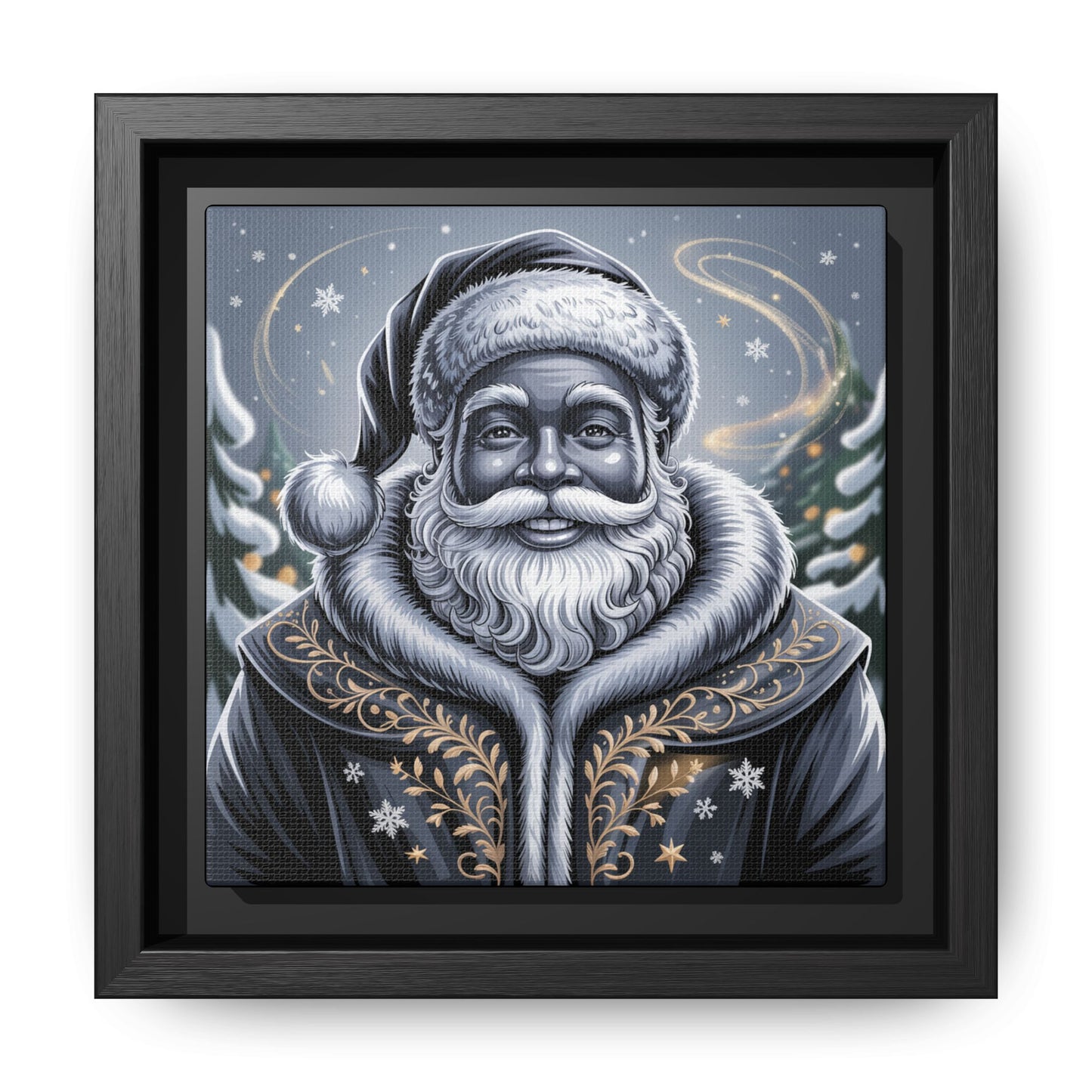 Blanta Canvas Art Print-Black Frame