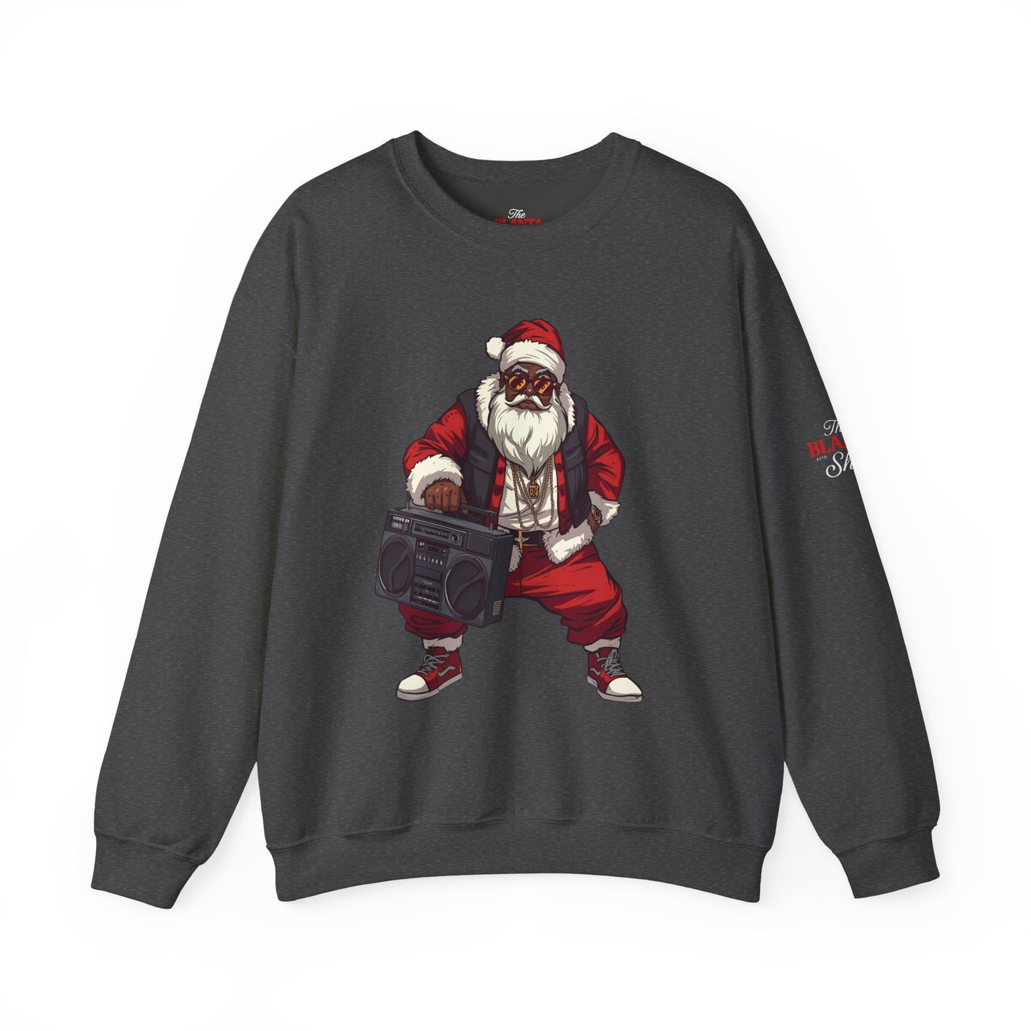 Black Santa "Blanta" with Boombox Sweatshirt