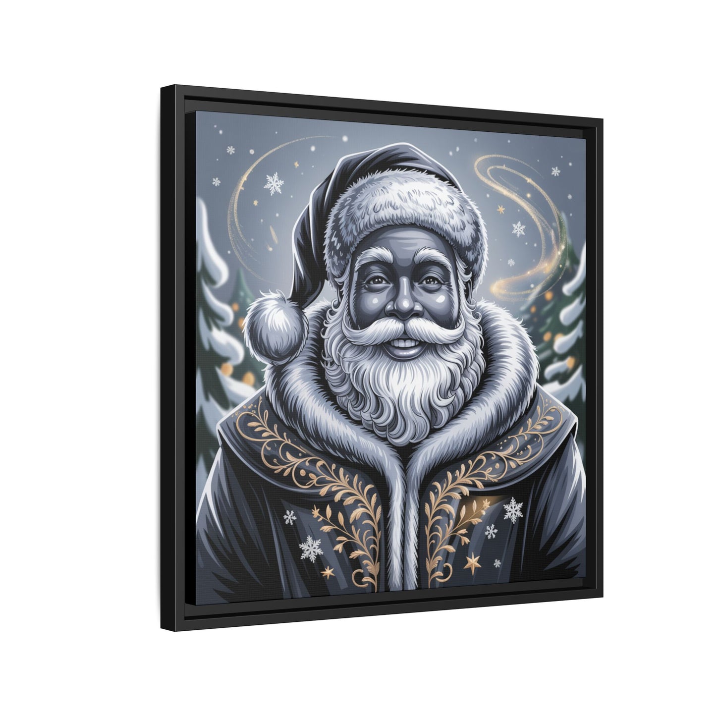Blanta Canvas Art Print-Black Frame