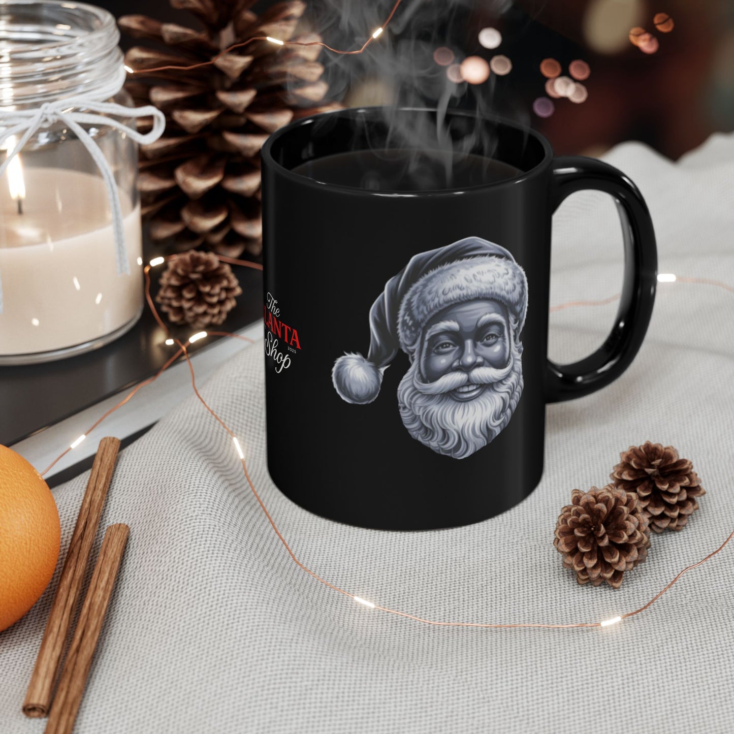 Santa Black Mug (11oz, 15oz)