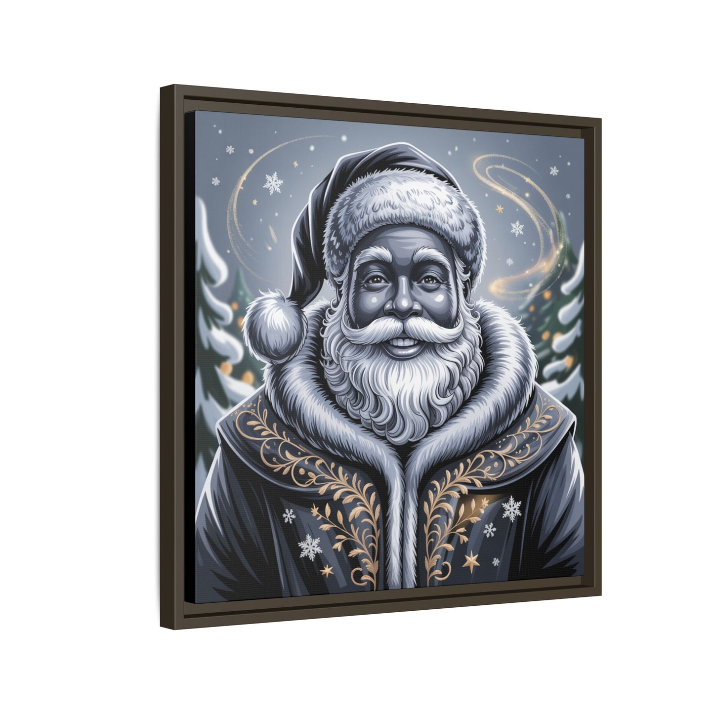Blanta Canvas Art Print-Black Frame
