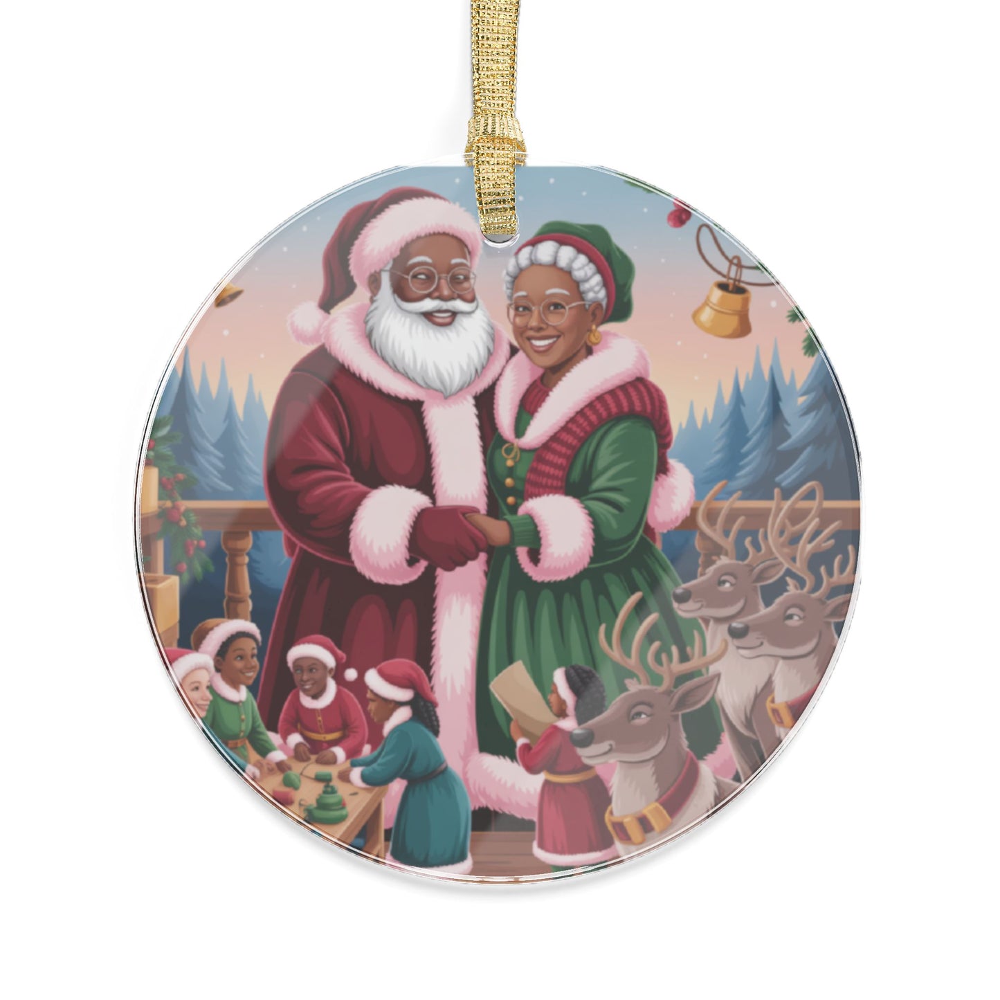 Blanta and Mrs. Claus Christmas Ornament
