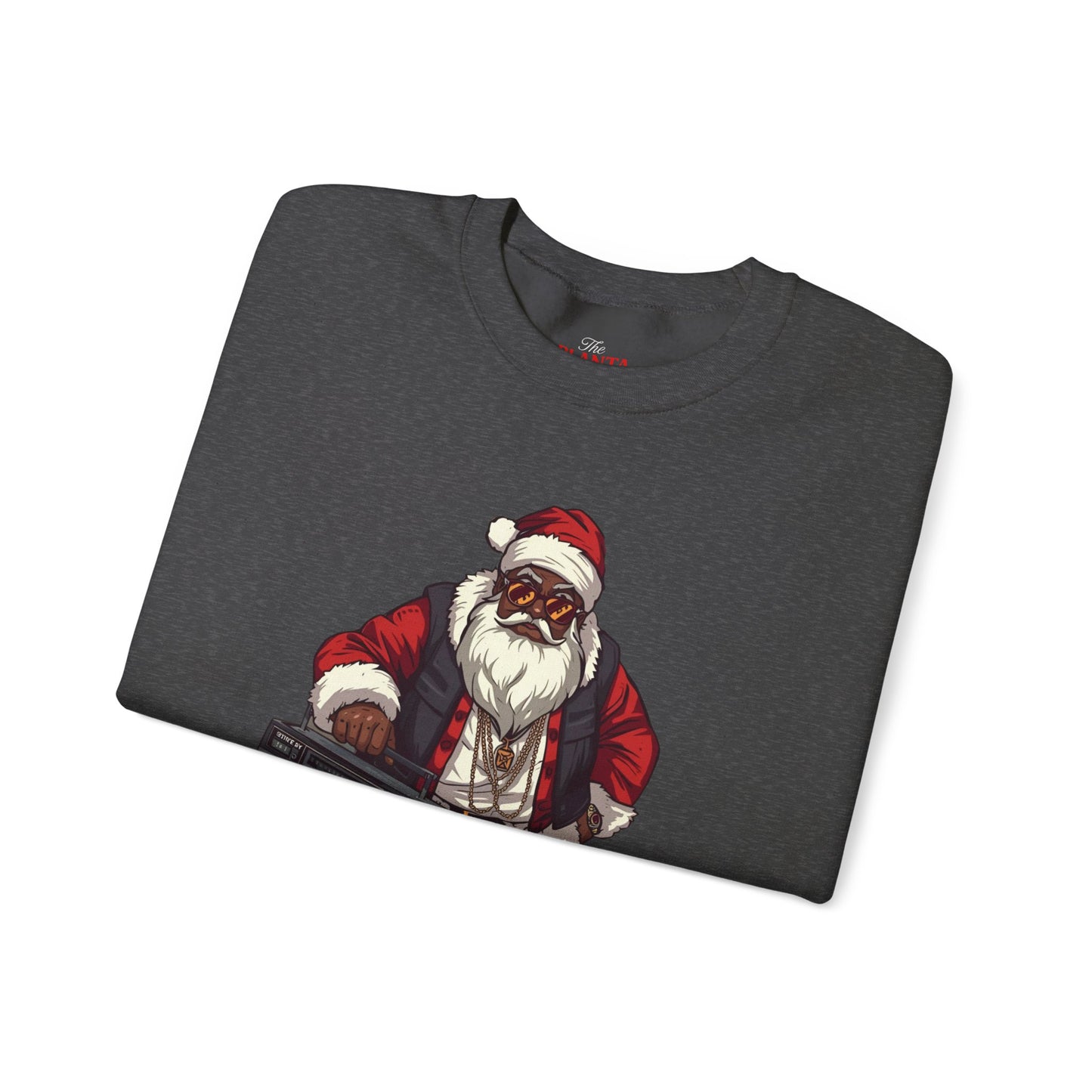 Black Santa "Blanta" with Boombox Sweatshirt