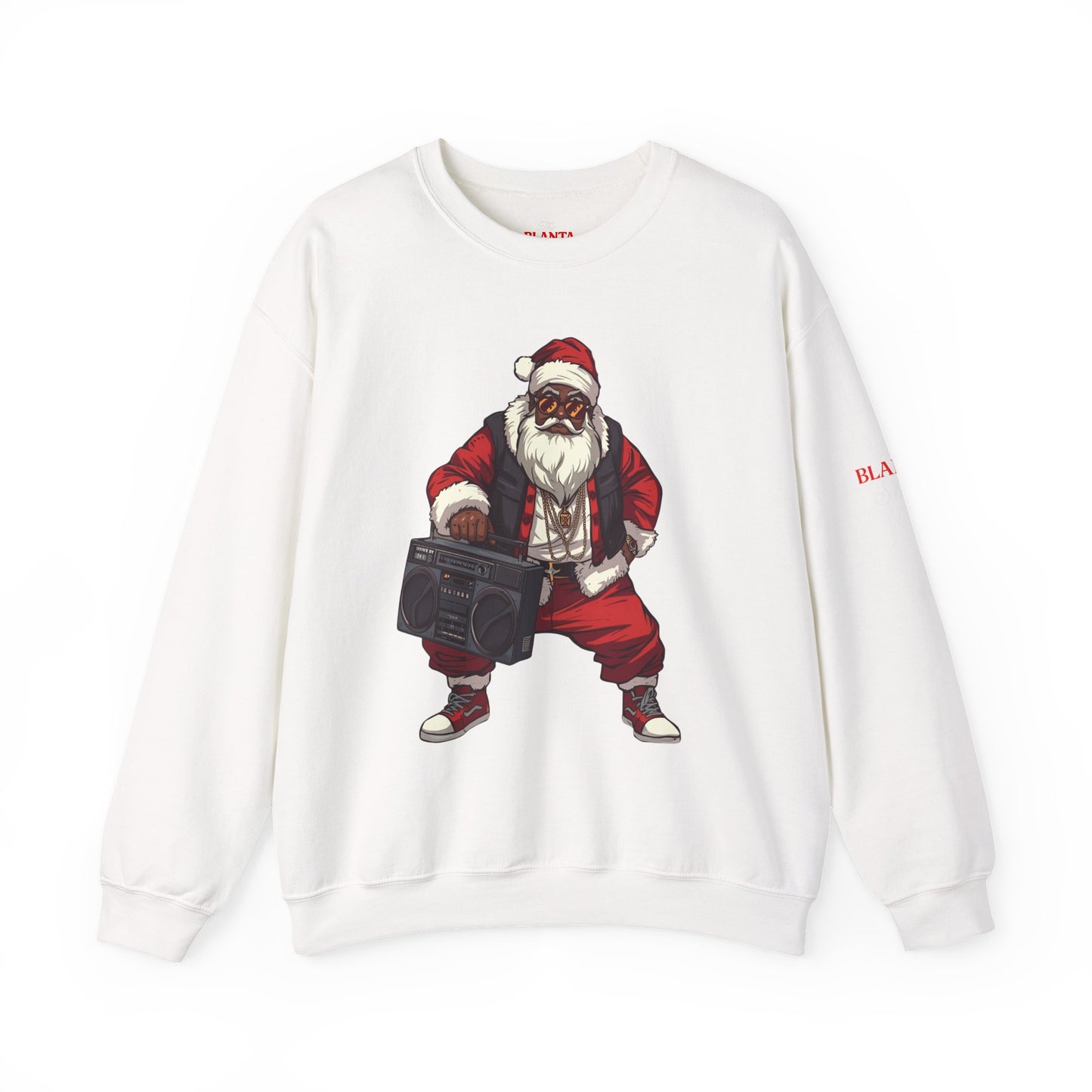 Black Santa "Blanta" with Boombox Sweatshirt