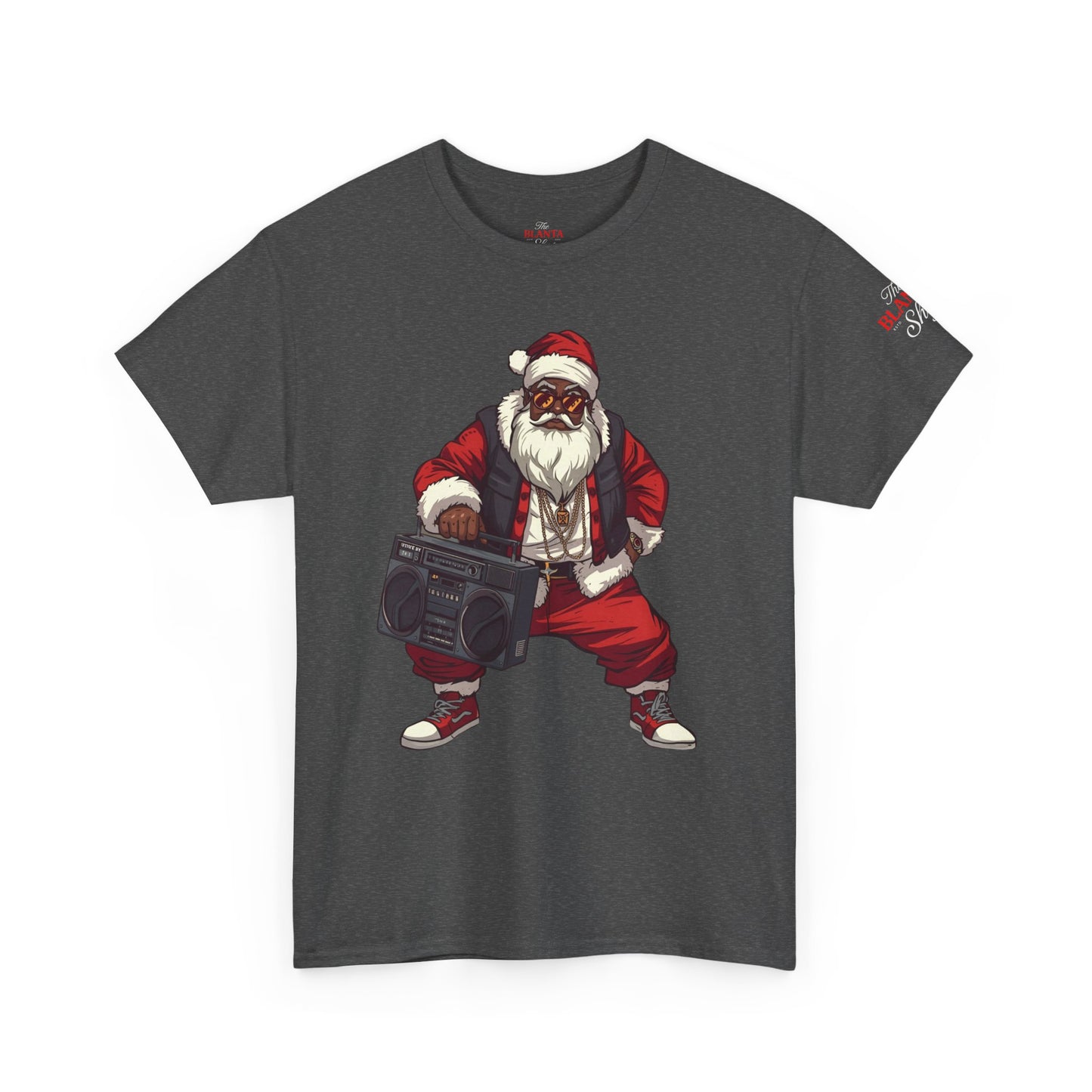"Blanta" Hip Hop Santa with Boombox T-Shirt