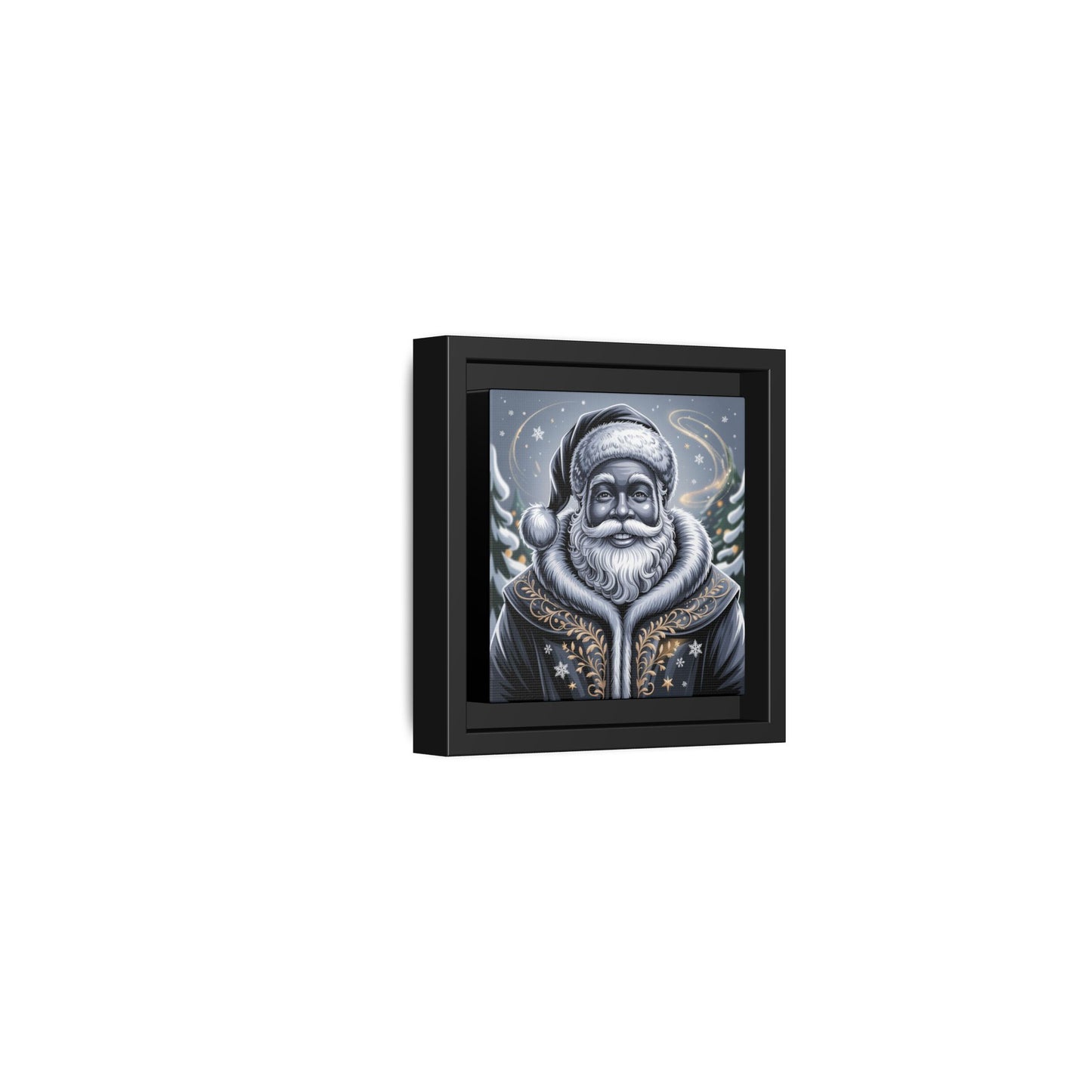 Blanta Canvas Art Print-Black Frame