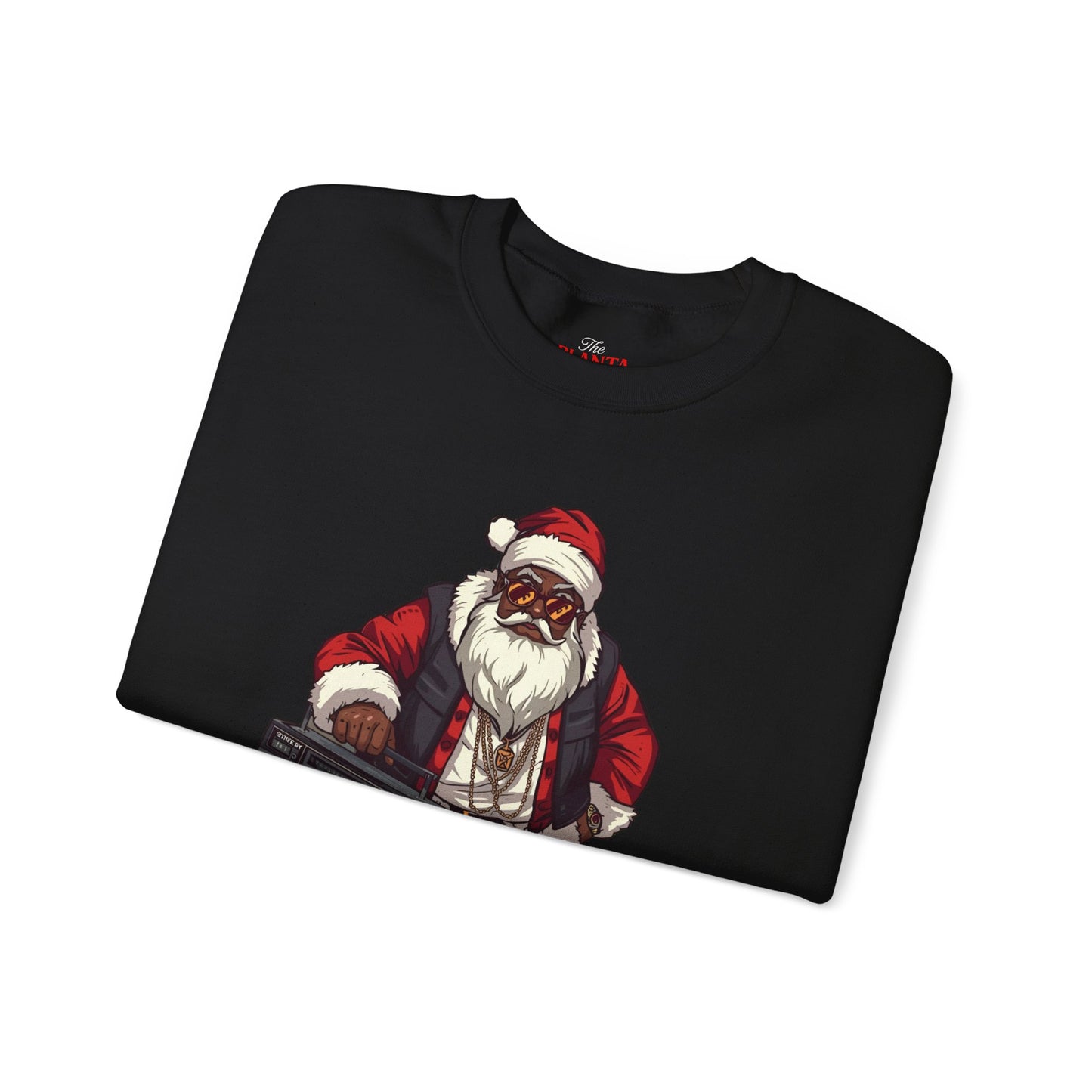 Black Santa "Blanta" with Boombox Sweatshirt