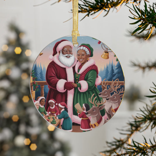 Blanta and Mrs. Claus Christmas Ornament