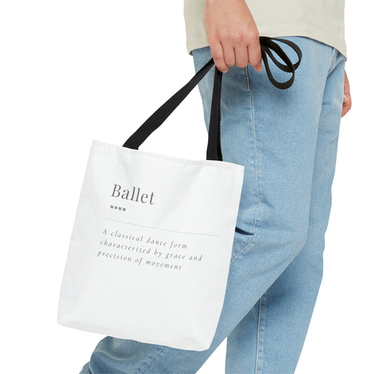 Ballet Definition Tote Bag