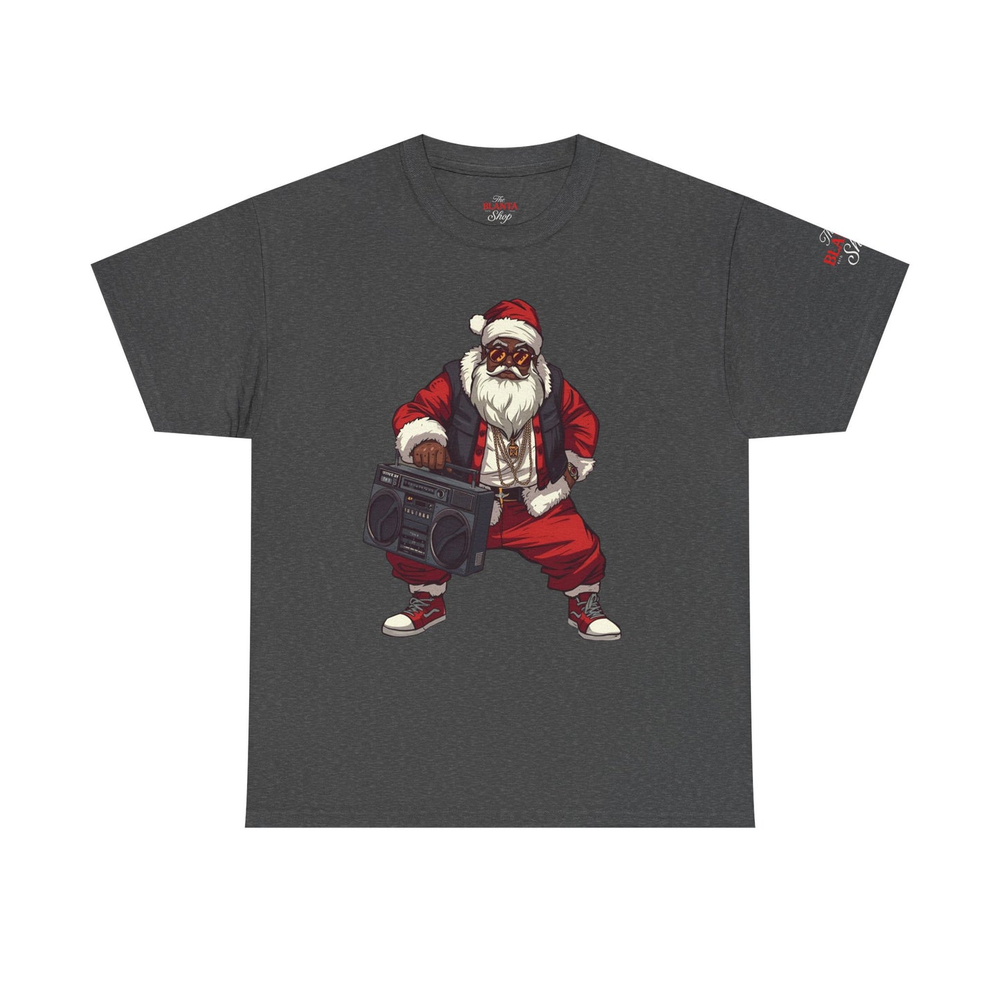 "Blanta" Hip Hop Santa with Boombox T-Shirt
