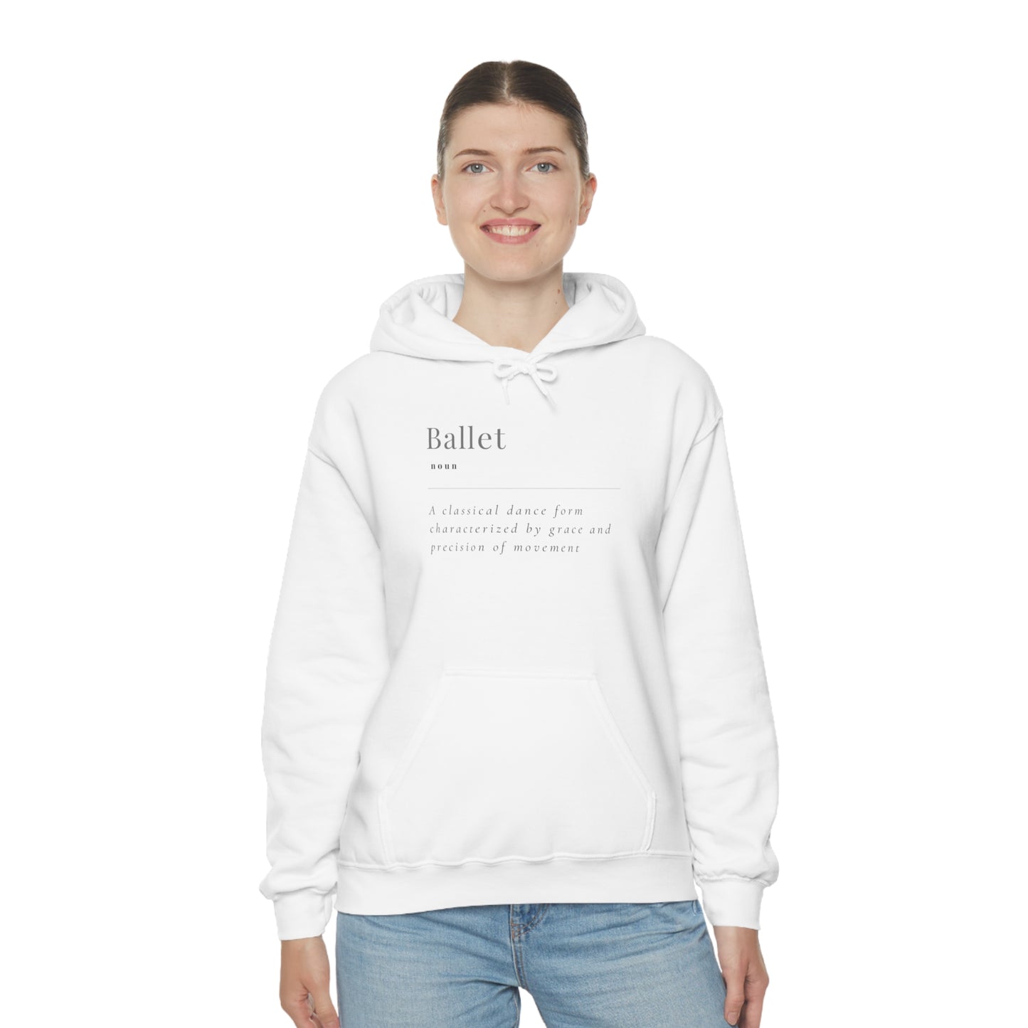 Ballet Definition Hooded Sweatshirt
