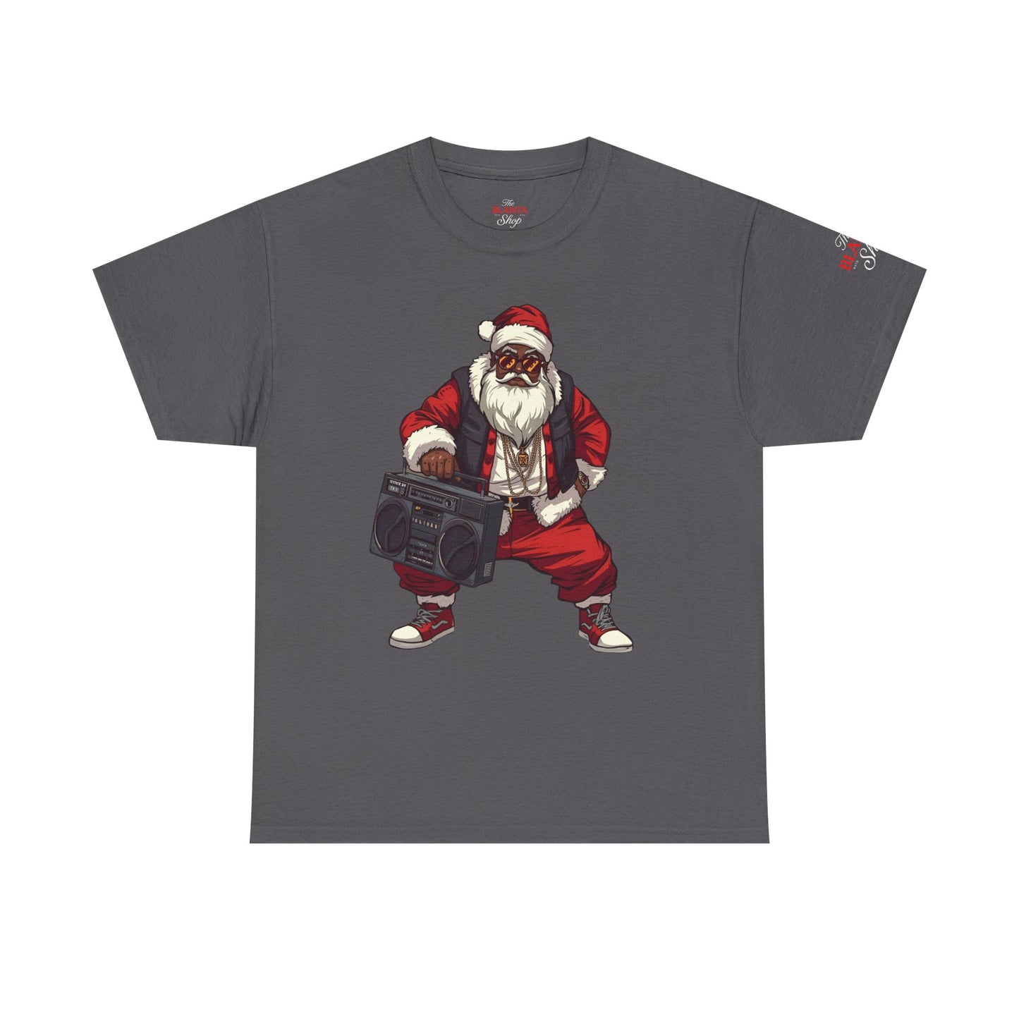 "Blanta" Hip Hop Santa with Boombox T-Shirt