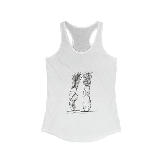 Pointe Shoe Racerback Tank