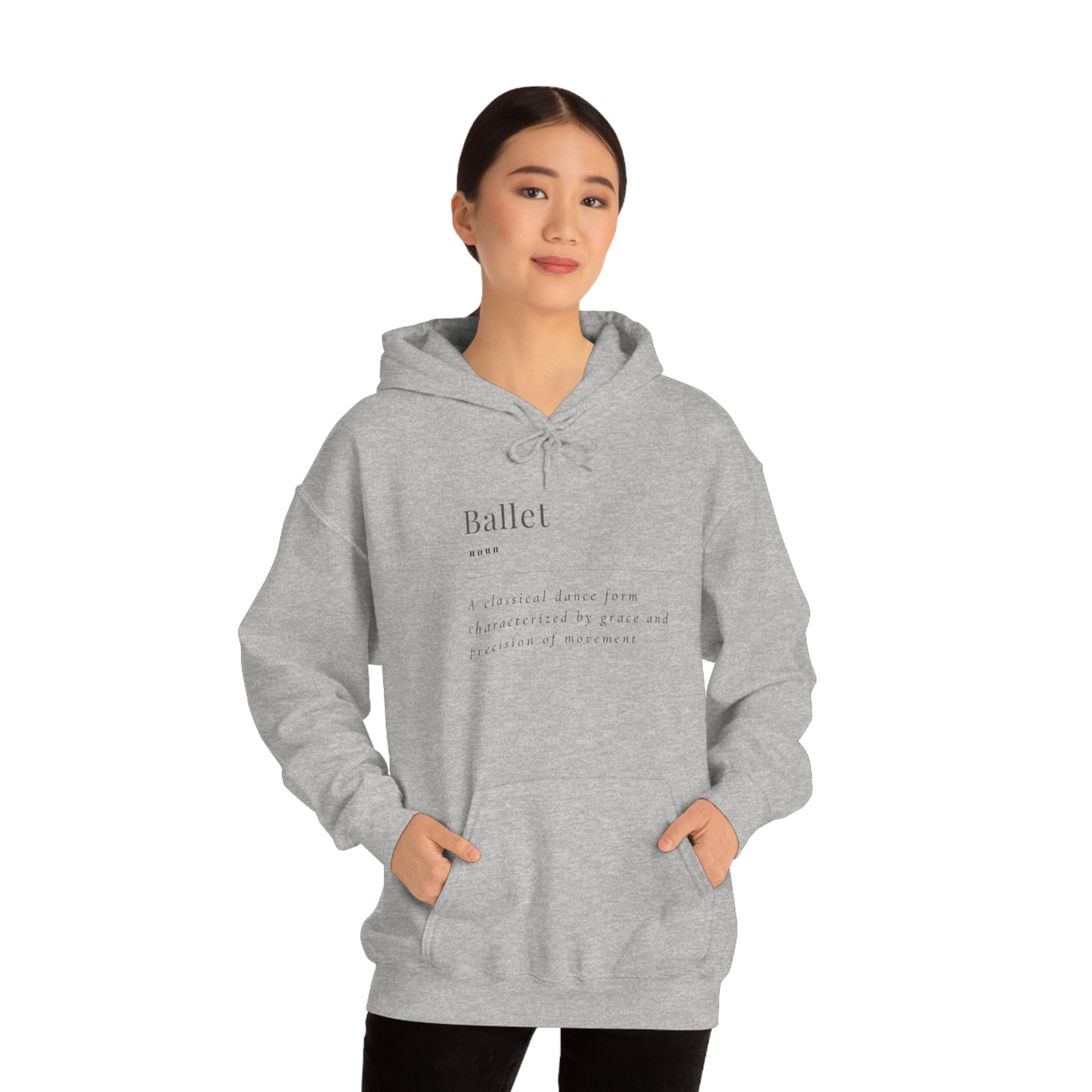 Ballet Definition Hooded Sweatshirt